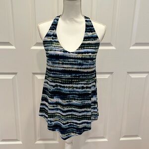 Magicsuit by Miraclesuit Tye-Dye Razorback Tankini Swim Top Sz 12